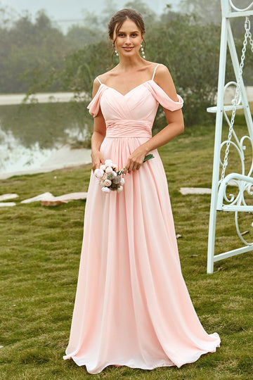 Robe de demoiselle d’honneur Blush Off Shoulder Blush